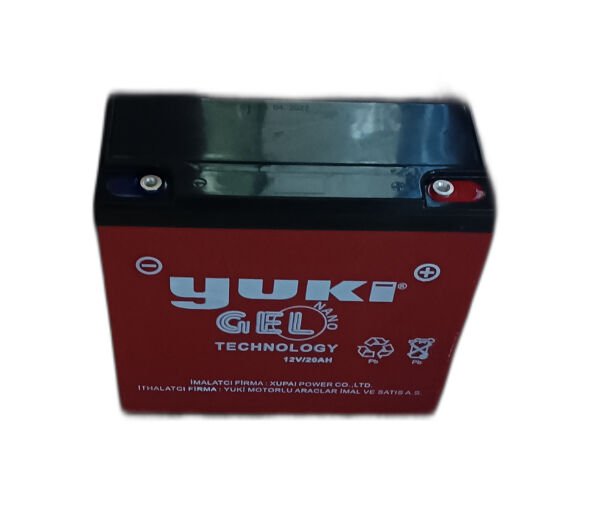Yuki E-bike 12V 20 AMPER Jell Akü