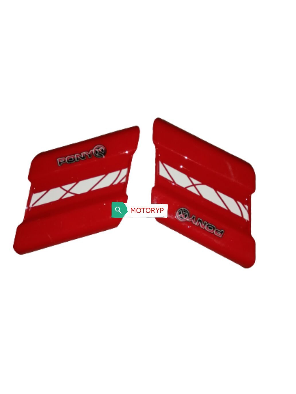 Yuki YK-32 Pony X E-bike Yan Grenaj Sağ Sol Kırmızı