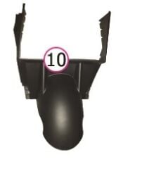 Yuki Moni Kral Eros Ebike Arka İç Çamurluk