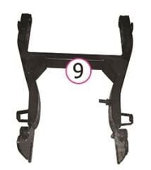 Yuki Moni Kral Eros Ebike Arka Salıncak Çatal