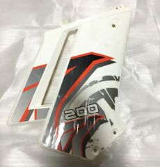 Yuki Tornado 200 Dış Dizlik Sağ Yan Grenaj Beyaz