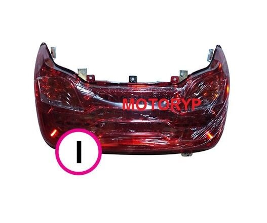 Yuki YK-26 Galaxy 5000W Arka Stop Lambası Set