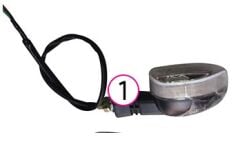 Yuki YK-27 Sportsman E-Scooter Ön Sinyal