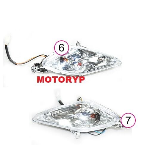 Yuki YK-18 Carry Ön Sinyal Sağ Sol Set