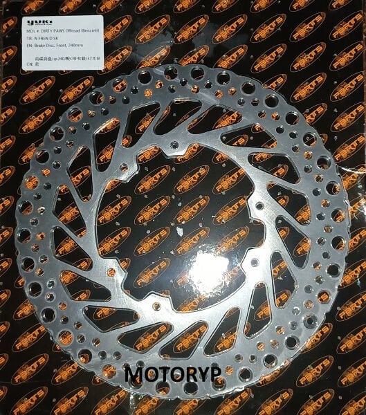 Yuki Dırty Paws 250 cc 4T Ön Fren Diski