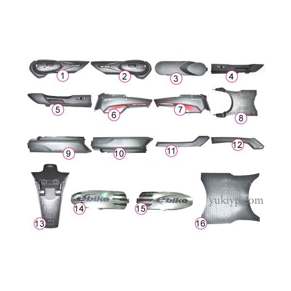 Yuki YK-18 Carry Ebike Arka Çamurluk