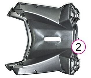 Yuki YK-20 Alfa E-bike İç Torpido Alt