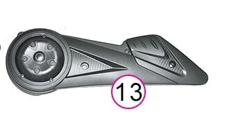 Yuki YK-20 Alfa E-Bike Motor Koruma Plastigi