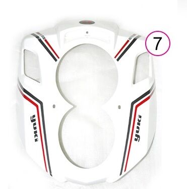 Yuki YK-20 Alfa E-Bike Ön Far Grenajı Beyaz