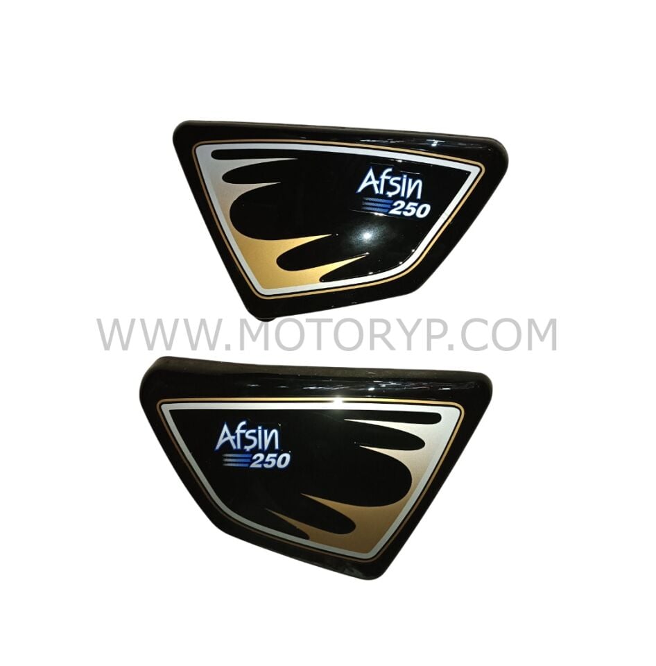 Yuki Afşin 250 Akü Yan Kapak Sağ Sol Takım