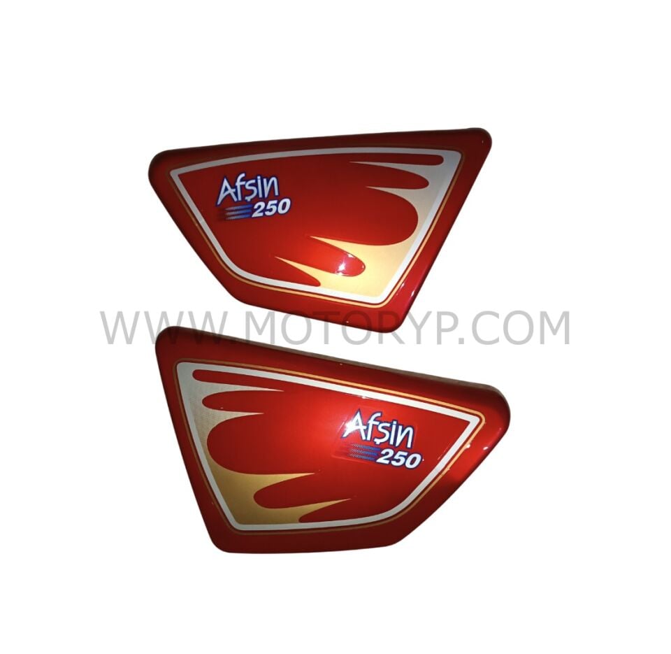 Yuki Afşin 250 Akü Yan Kapak Sağ Sol Takım