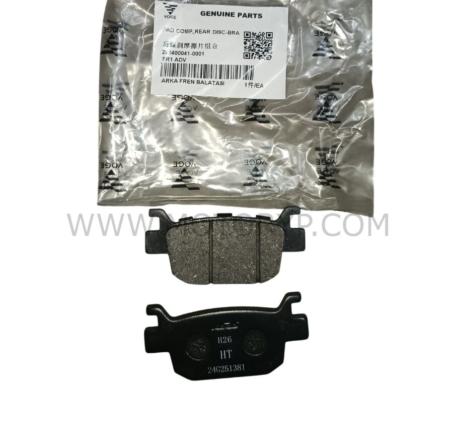 Voge SR1 ADV Arka Fren Balatası