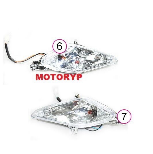 Yuki YK-18 Carry Ön Sinyal Sağ Sol Set