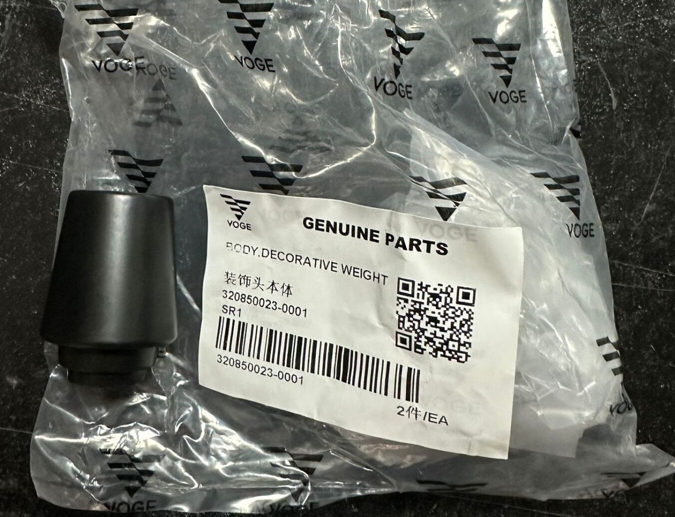 Voge SR1 125cc Gidon Topuzu