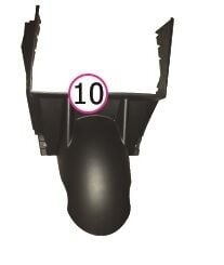 Yuki Moni Kral Eros Ebike Arka İç Çamurluk