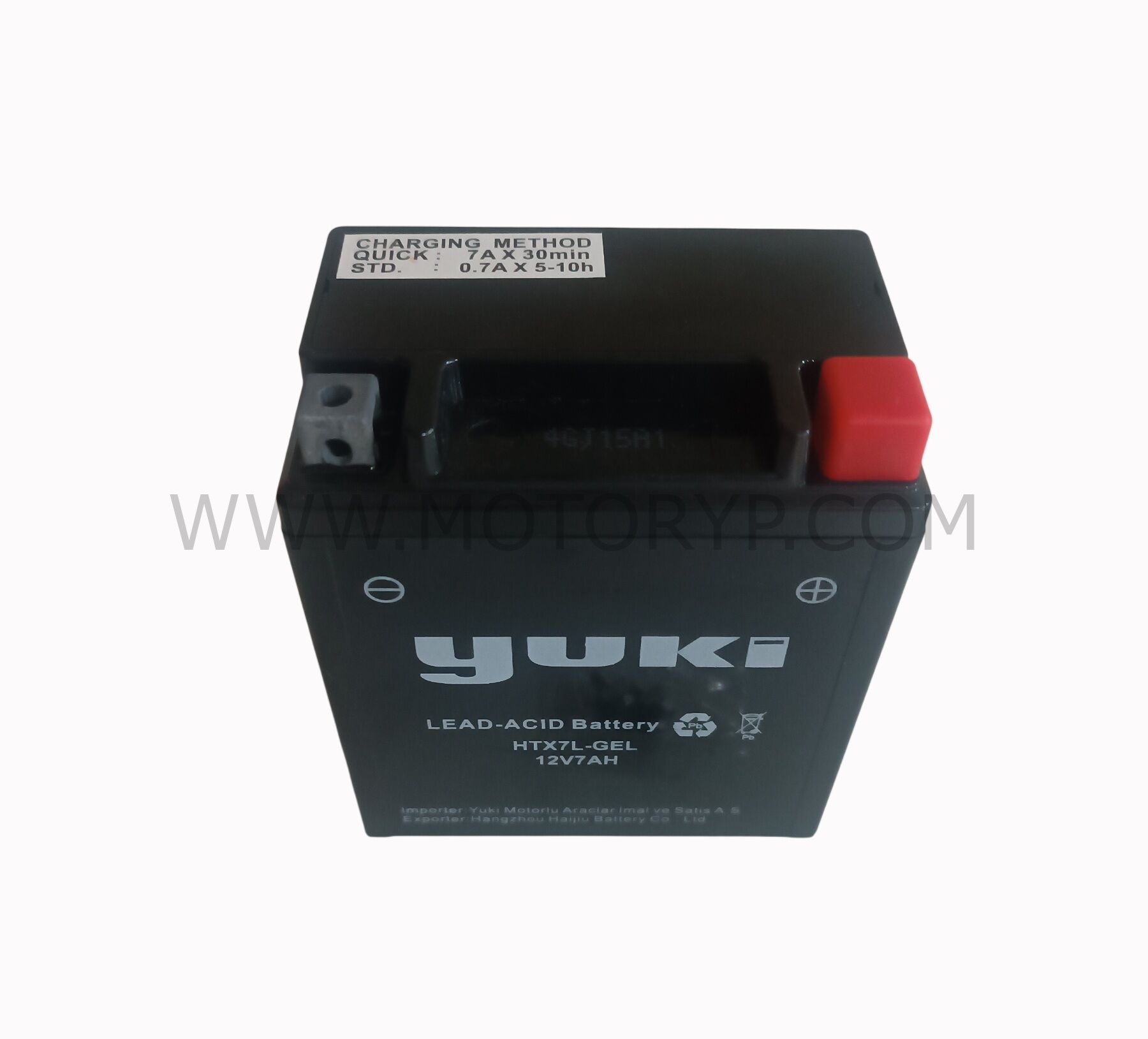 Yuki 12v 7 Ah Dik Dar Akü