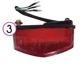 Yuki Sportman Elektikli Scooter Arka Stop