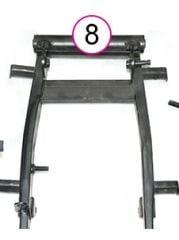 Yuki Alfa E-Bike Arka Salıncak Çatal