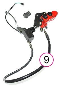 Yuki YK-20 Alfa E-Bike Ön Fren Merkezi