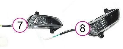 Yuki YK-20 Alfa e-BİKE Ön Sinyal Set